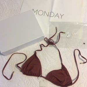 Monday Swimwear bikini top size M